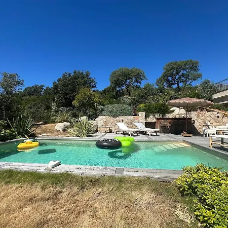 Moderne - 4 Parentales - Vue Sur Le Maquis - Piscine - Boulodrome - Jardin - Porto Vecchio
