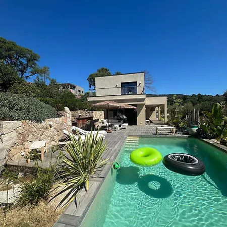 Vila Moderne - 4 Parentales - Vue Sur Le Maquis - Piscine - Boulodrome - Jardin - Porto Vecchio *