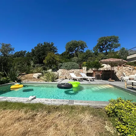Villa Moderne - 4 Parentales - Vue Sur Le Maquis - Piscine - Boulodrome - Jardin - Porto Vecchio *